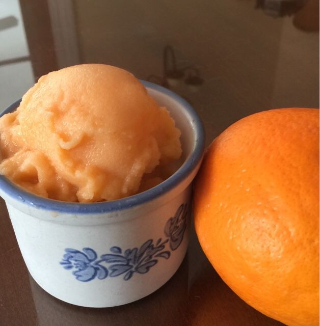 Orange Sorbet by Vicki