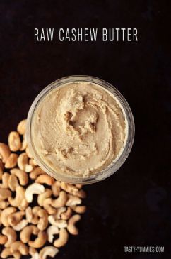 Homemade cashew nut butter