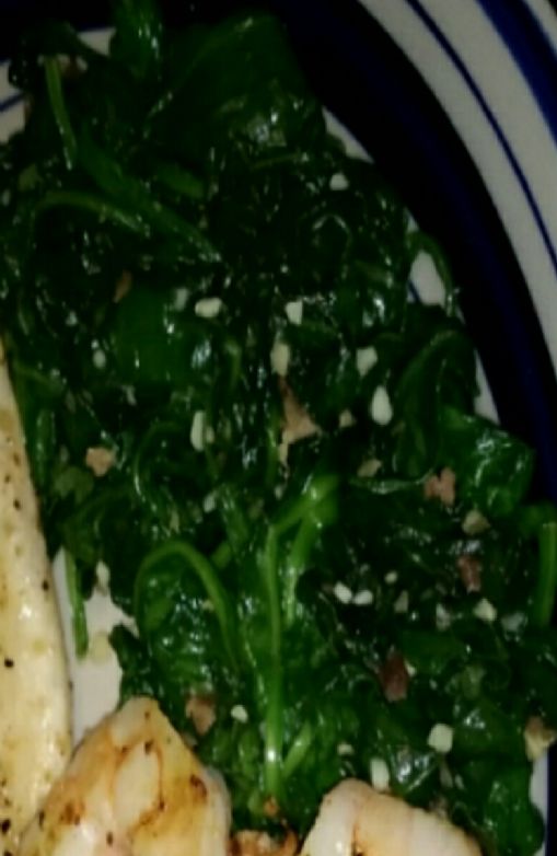 Low Cal. Sauted Spinach