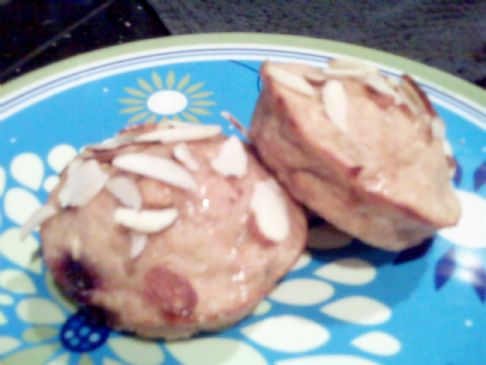 Wheat Almond Blueberry muffins