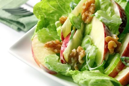 Apple Salad with Chia Dressing