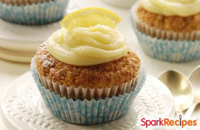 Spring Cupcakes with Citrus Icing