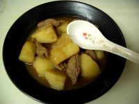 Japanese Style stewed beef and potatoes