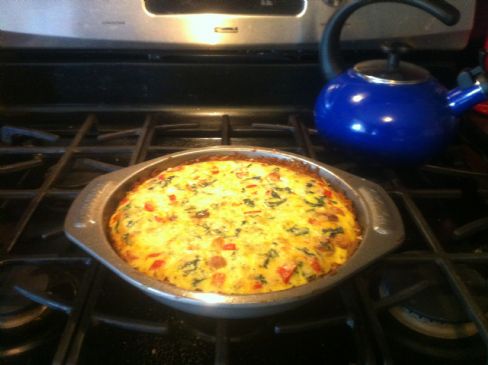 Quiche with Potato Quinoa Crust