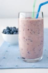 One blue Monkey ( Blueberry banana smoothie )