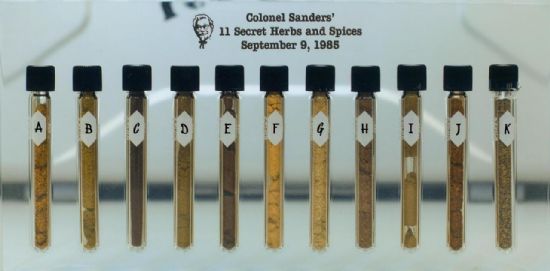 kentucky fried chicken vials