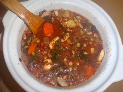 Sprouted Bean Vegetable Soup