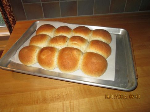 Bread machine roll dough with flax seed meal