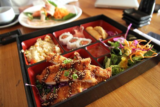 Bento- Teriyaki Chicken Crab