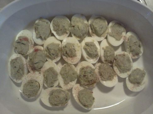 Guacamole Deviled Eggs