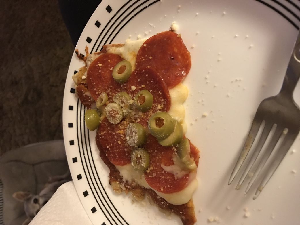 Low carb protein powder pizza crust
