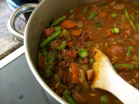 Beefy Bean and Vegetable Soup