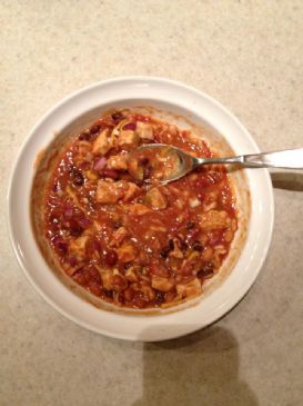 Sabrina's 8 Bean Chicken Chili