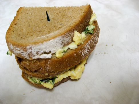 J's Egg Salad Sandwich on Rye