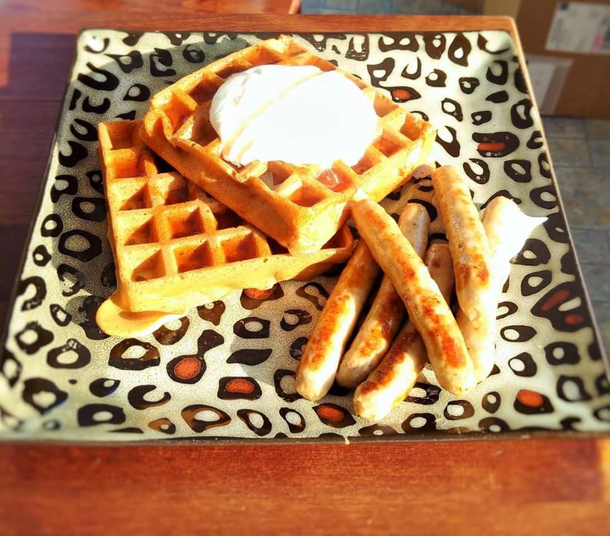 Pumpkin Waffles- one serving is per one waffle