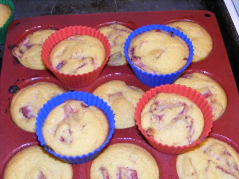 Strawberry Coconut Flour Muffins