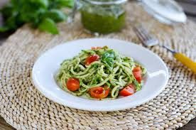 Zoodles in a Veggie Pesto Sauce