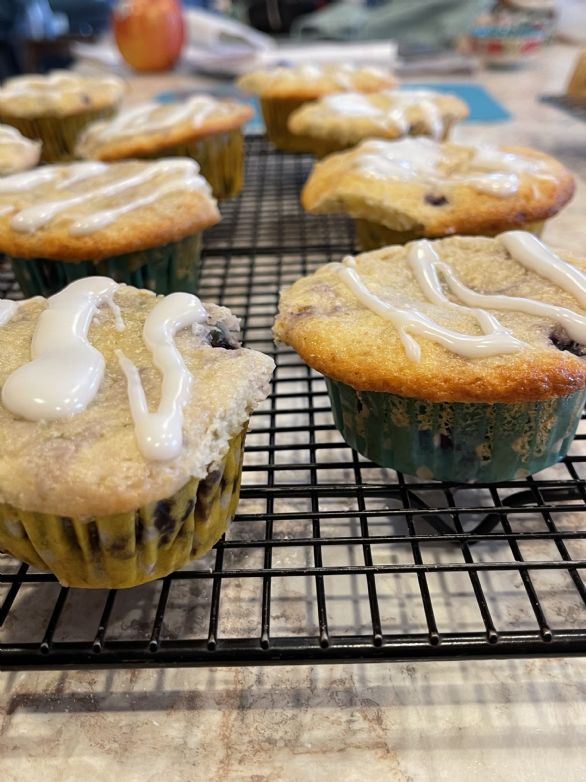 Lemon Blueberry Raspberry Single Serving Cakes by Tamera