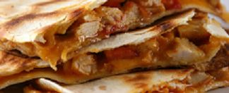 Easy Skillet Chicken Quesadillas