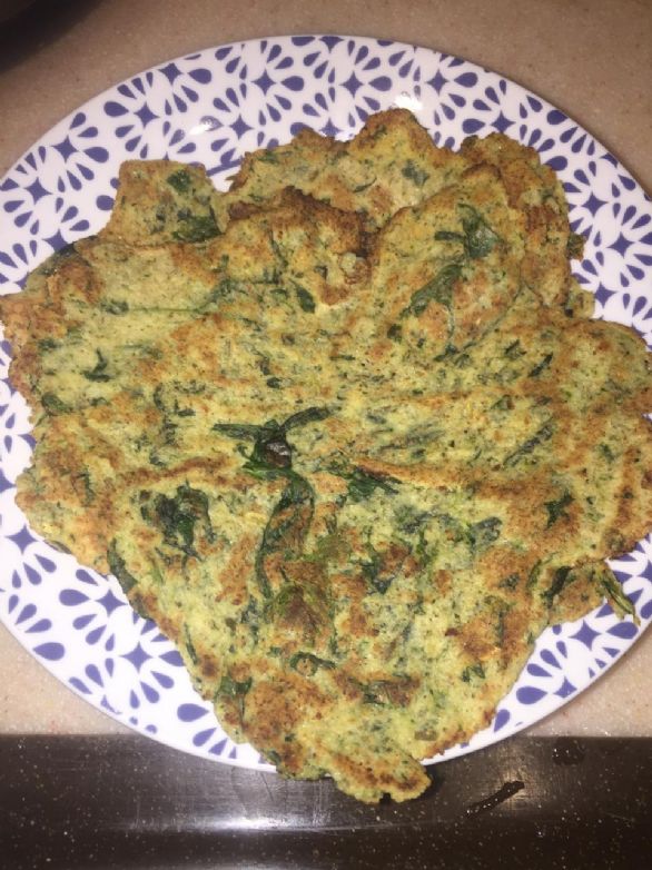 Keto Almond spinach Roti