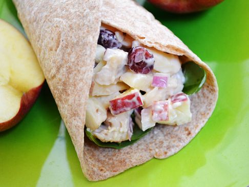 Cranberry Pecan Chicken Salad Wrap