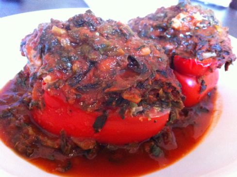 stuffed red pepper