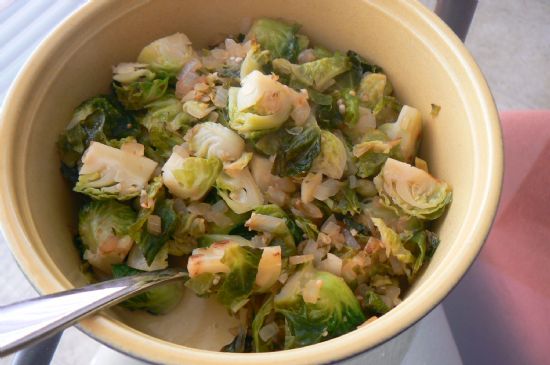 Skillet Roasted Brussels Sprouts