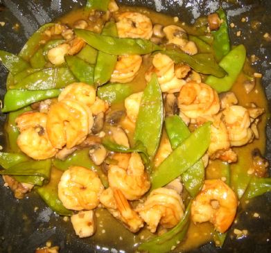 Citrus-y Stir-fry Shrimp