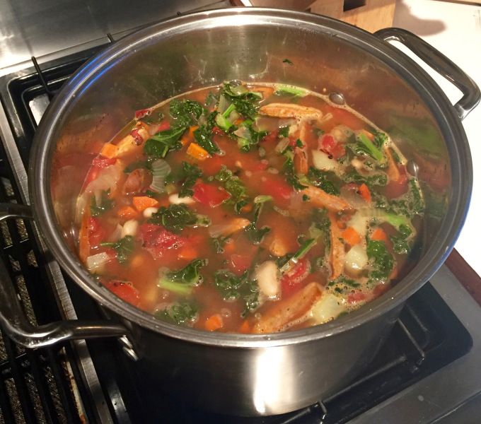 Kale, Sausage and Vegetable Soup