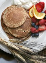 Whole Wheat Kernal Blender Pancakes