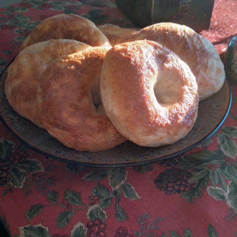 Bread machine bagels x6