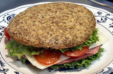 Flax Sandwich Buns (Gluten Free, Low Carb, Grain Free)