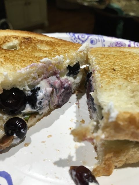 B.B.G.C. Sandwich (Blueberry, Basil, Goat Cheese)