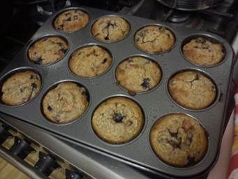 Muscle Worx For Her Chef Amy - Blueberry and Banana Protein Muffins