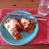 Skillet Spinach and Zuchini Lasagna