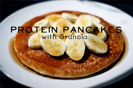 Granola Protein Pancakes