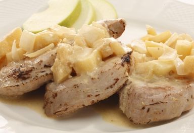 Roasted Pork Tenderloin with Chobani Mustard Sauce