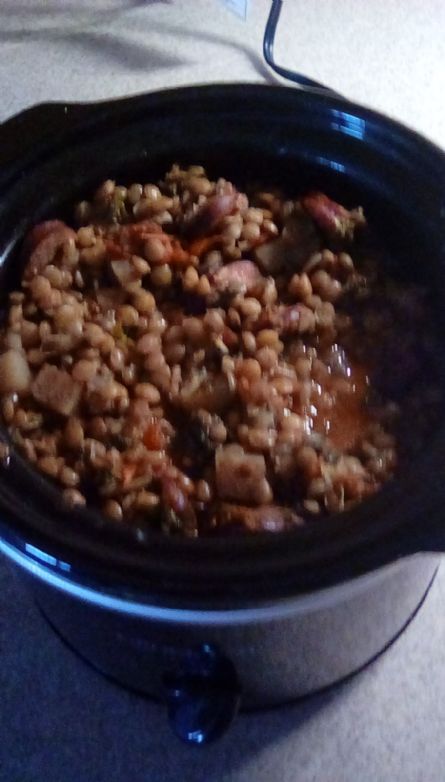 Jalapeno sausage lentil soup
