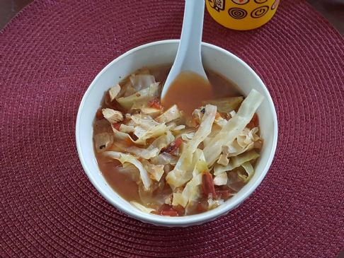 Savory Italian Chicken and Cabbage Soup