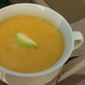 Squash, Wild Rice, and Apple Soup with Sage