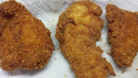 Panko-Fried Chicken in the Fryer