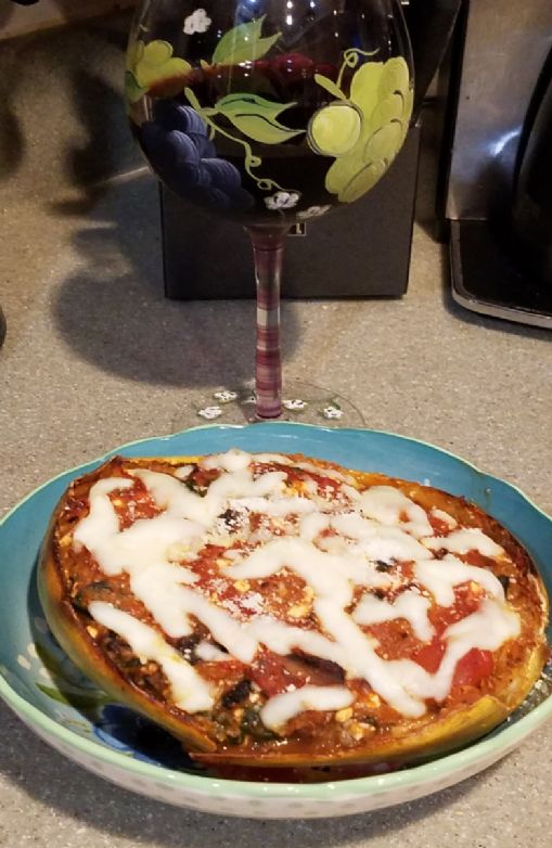 Spaghetti Squash Pizza Bowls