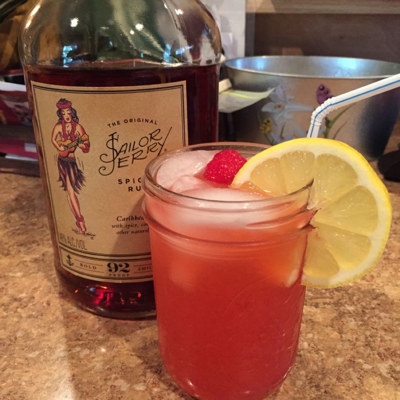 Raspberry lemon sailor jerry