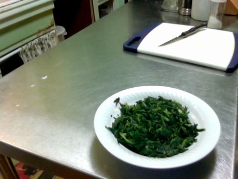 Spinach, cooked