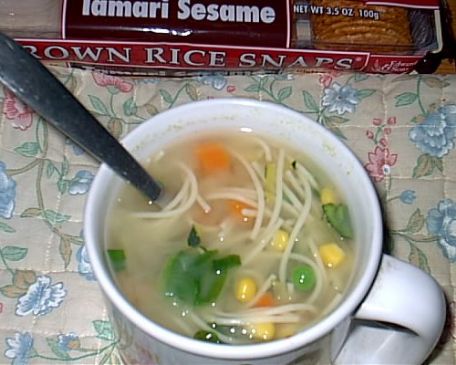 Miso Vegetable Soup with Noodles