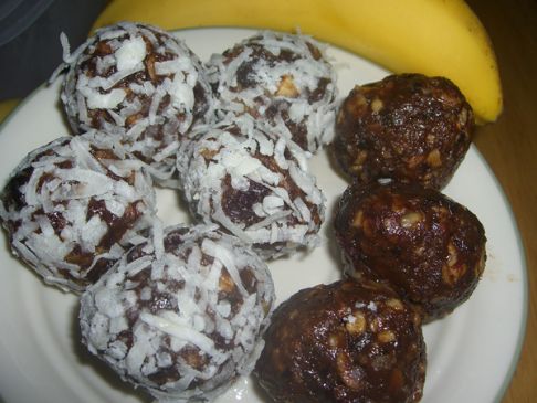 Chocolate Date Nut no bake cookies/bar