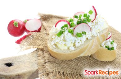 Toasted Crostini with Radishes