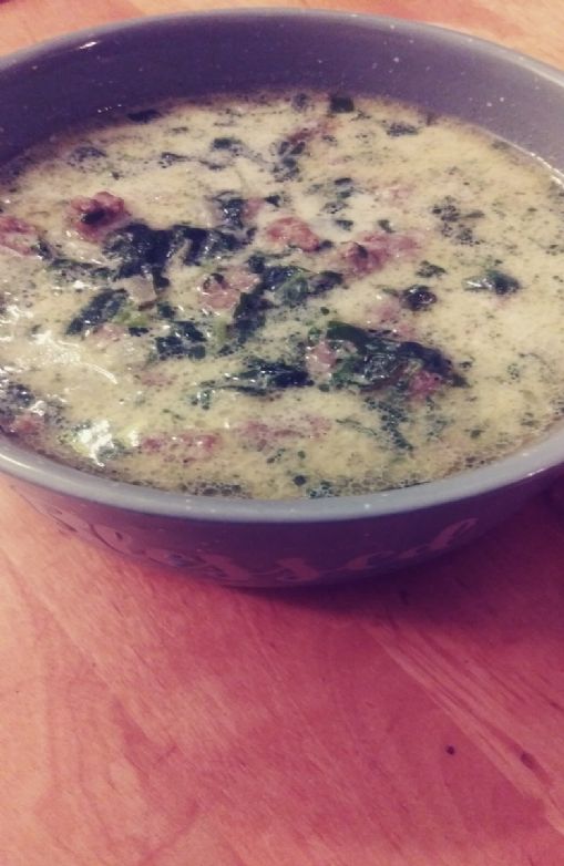 sausage and spinach soup