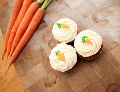 Healthy Carrot Cupcake