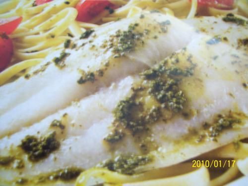 Baked Basil Sole